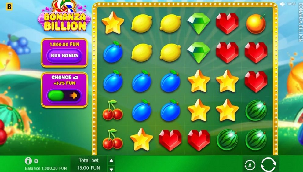 Bonanza Billion online pokie game screenshot
