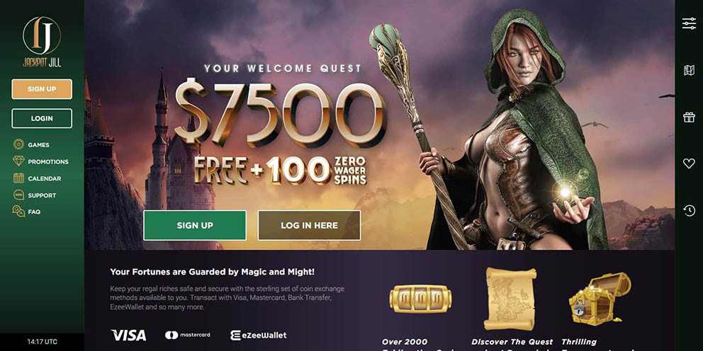 Jackpot Jill fast payout and instant withdrawal casino for Australian players