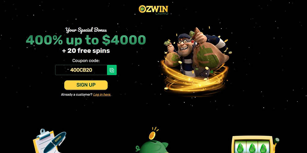 Ozwin online pokies site for Australian players