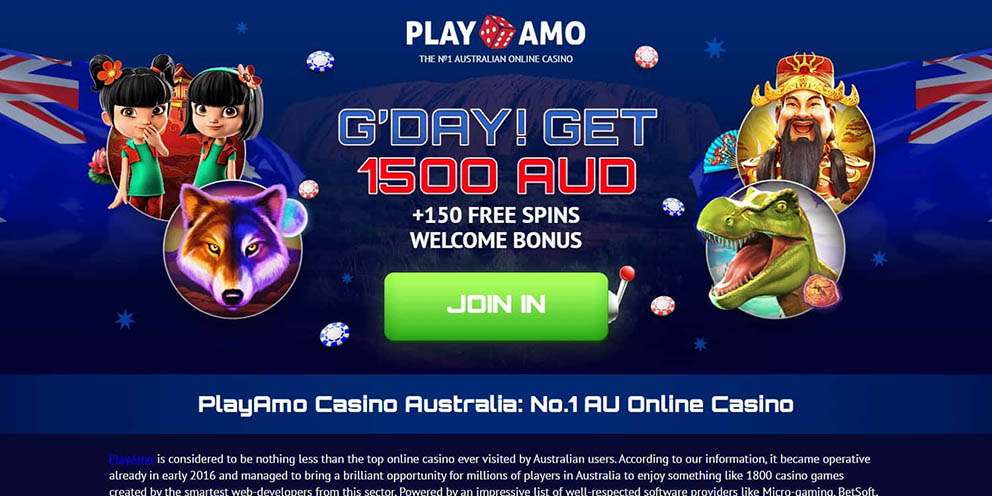 PlayAmo fast payout and instant withdrawal casino for Australian players