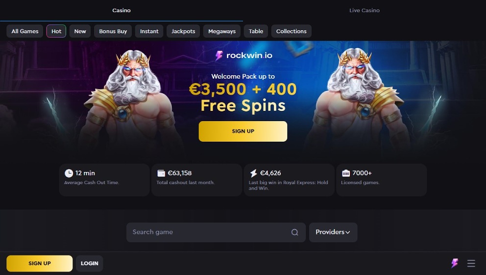 Rockwin quick withdrawal online casino